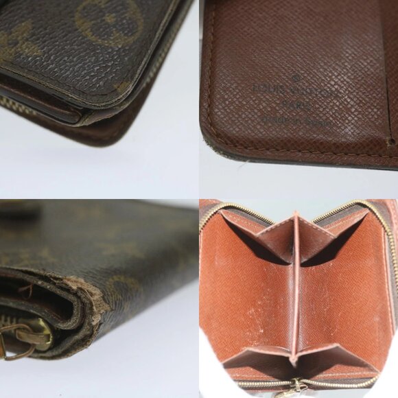 LOUIS VUITTON Monogram Compact Zip Wallet M61667 LV Auth 63160 - Picture 15 of 15